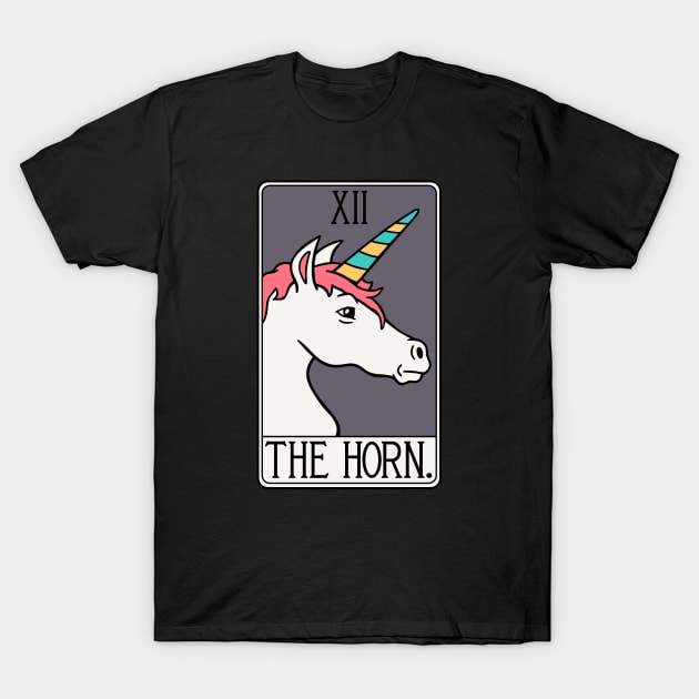 Unicorn Tarot Card T-Shirt by isstgeschichte